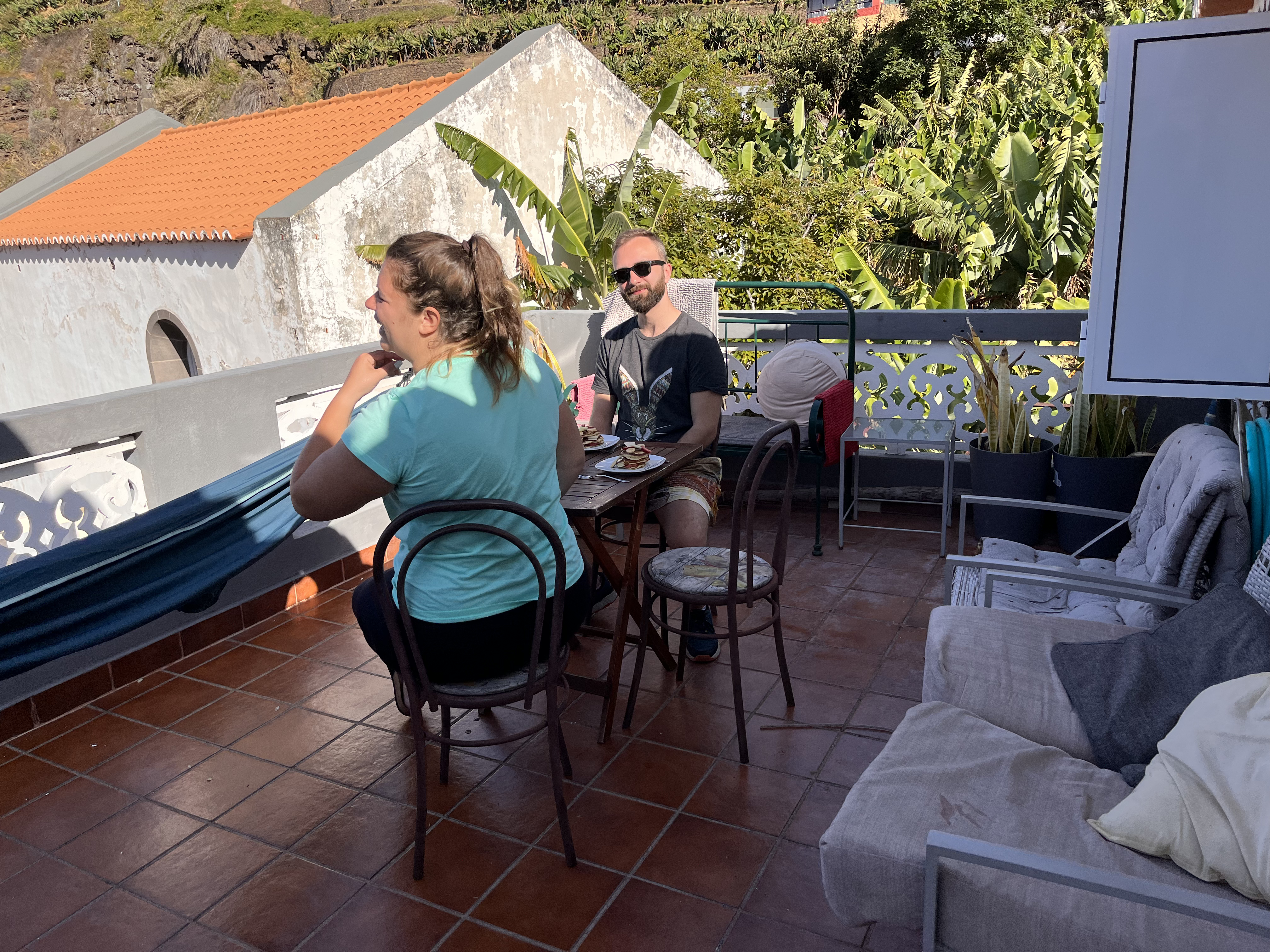 Morning at the balcony