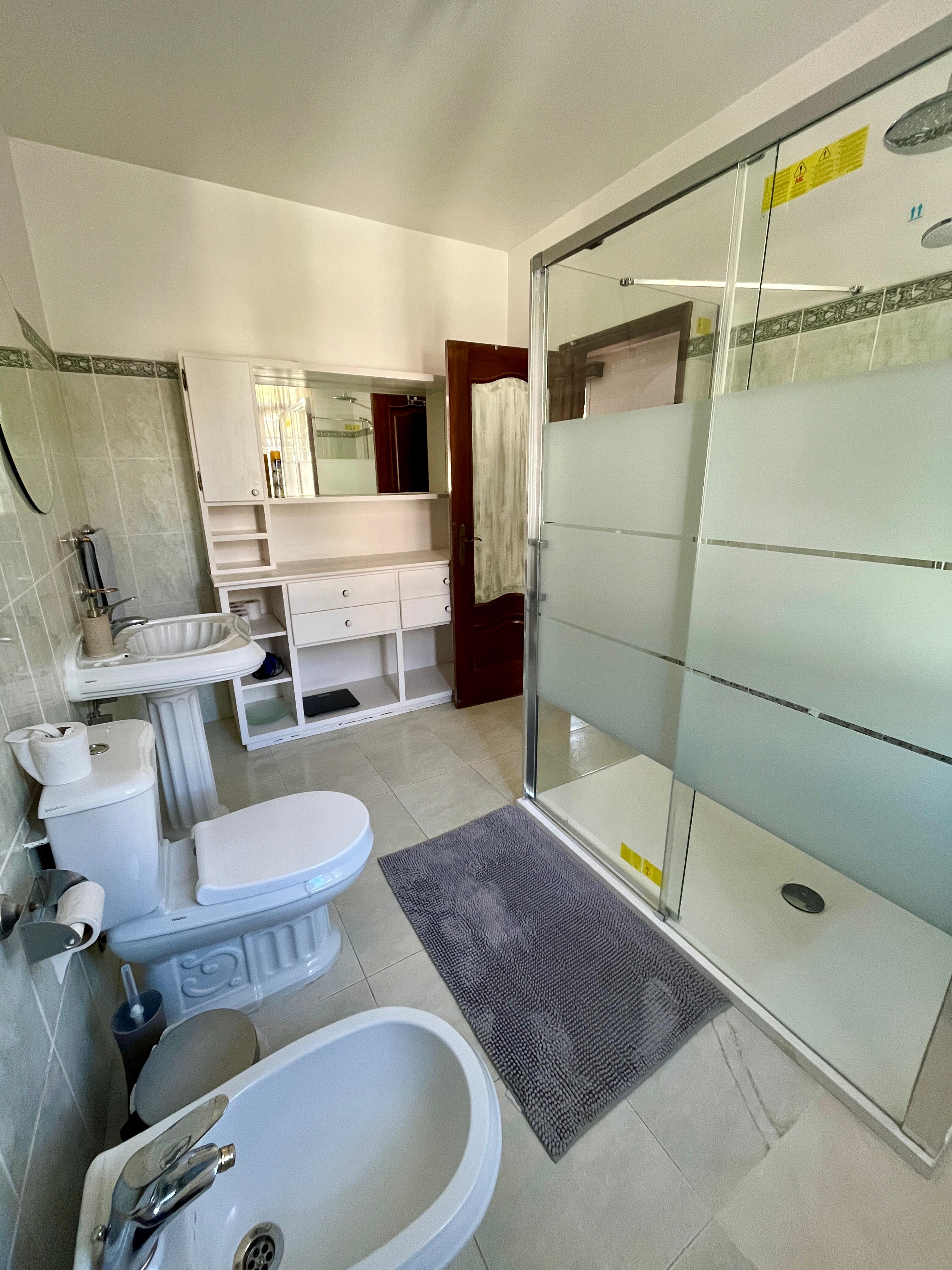 Clean shared bathroom