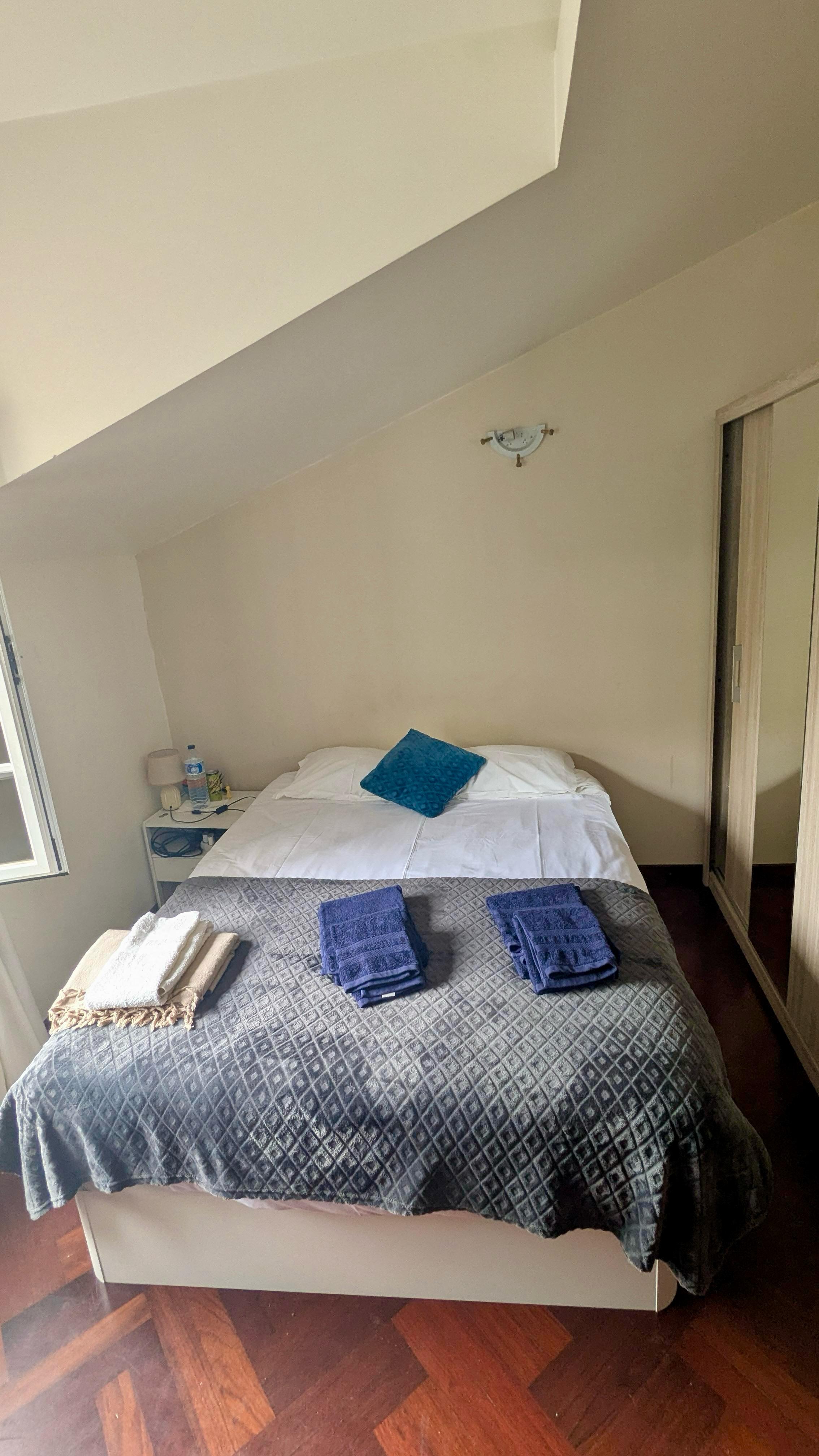 Cozy blue room